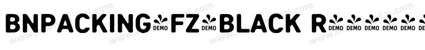 Bnpacking-FZ-Black R字体转换